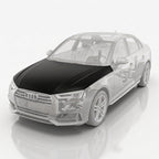 Audi A4 B9 ön kaput astar yüzey boyaya hazır detay